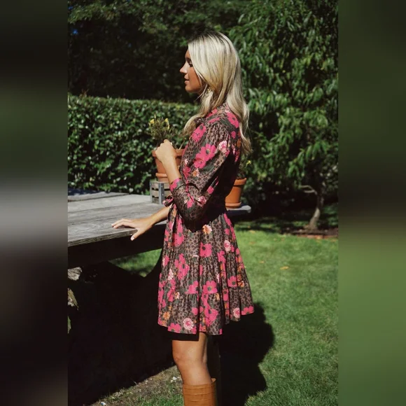 ‼️SOLD‼️Smith & Quinn Florence Dress Cheetah ChaCha NWT - Picture 6 of 7